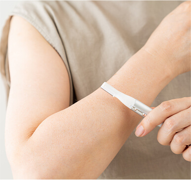 レーザー脱毛をしっかり行うため事前に剃毛をお願いしています