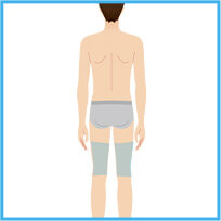 太もも裏（右）