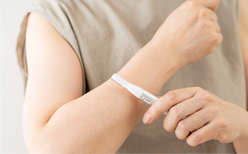 レーザー脱毛をしっかり行うため事前に剃毛をお願いしています